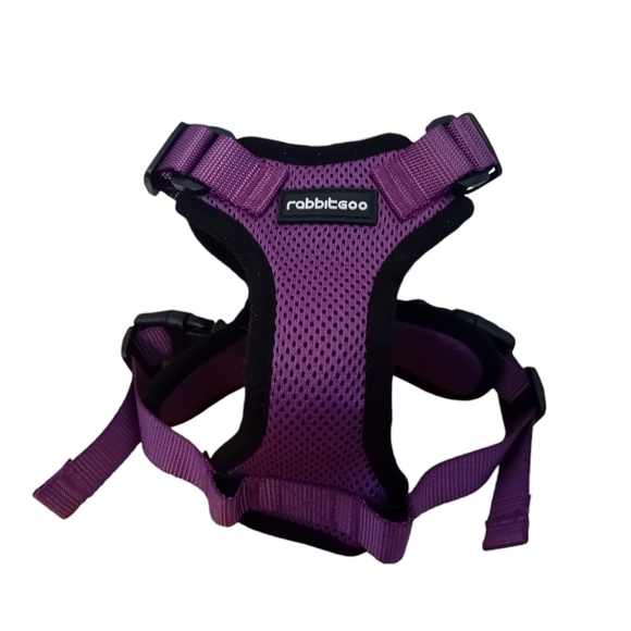 Rabbitgoo Cat Or Bunny Rabbit Harness Purple‎ Pets Outside Safety Size XS - Picture 1 of 8